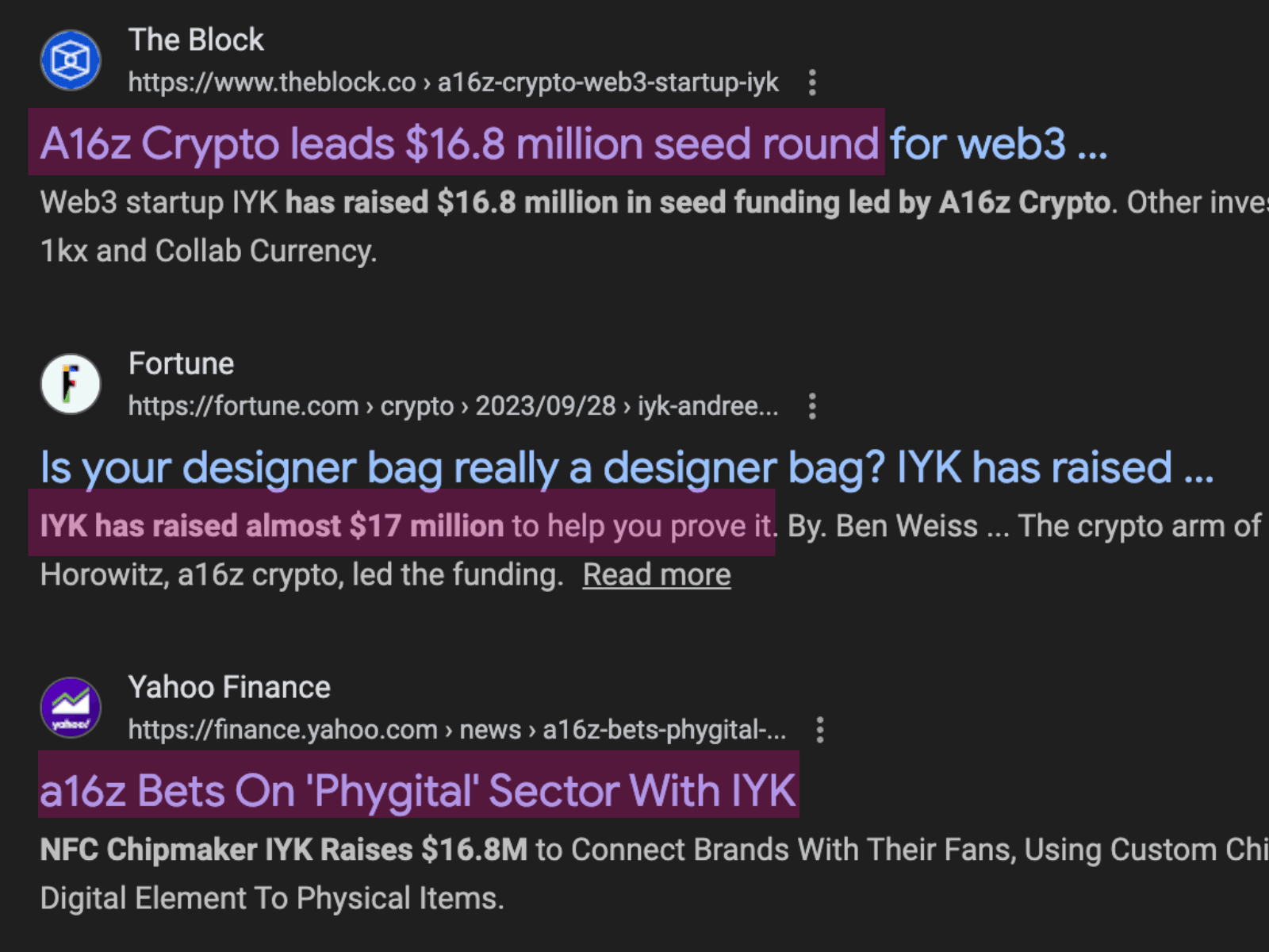 IYK raised $18.9M from a16z